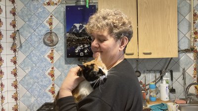 Тетяна Пшенична повернулася до свого будинку в Ізюмі, Харківська область Тетяна Пшенична повернулася до свого будинку в Ізюмі, Харківська область