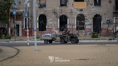 Бійці 93-ї бригади Холодний Яр в Дружківці