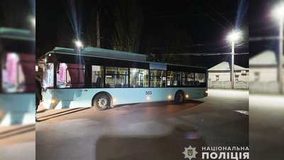 Тролейбус, який збив на смерть пішохода у Чернігові. 20 листопада 2023 рік Тролейбус, який збив на смерть пішохода у Чернігові. 20 листопада 2023 рік