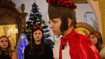 Ангел, чорт та ірод. В Одесі проводять акцію "Різдво Разом" Ангел, чорт та ірод. В Одесі проводять акцію "Різдво Разом"