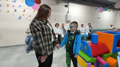У Волинській дитячій лікарні відкрили оновлене укриття У Волинській дитячій лікарні відкрили оновлене укриття