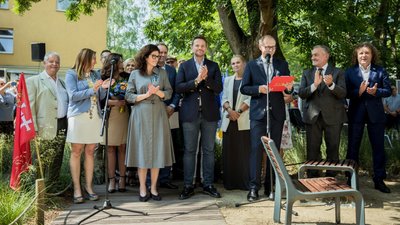 У Гданську неподалік генконсульства РФ відкрили сквер імені Героїчного Маріуполя