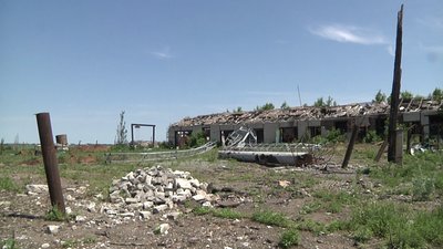 Деокупація зруйновані споруди Карпівка Донецька область Деокупація зруйновані споруди Карпівка Донецька область