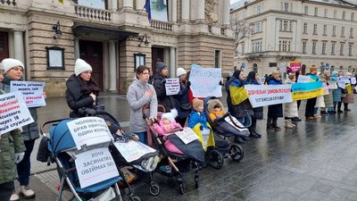 Пікет на підтримку демобілізації, 28 січня 2024. Пікет на підтримку демобілізації, 28 січня 2024.