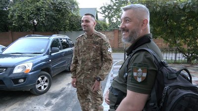 29-річний Максим Юхименко та його батько 29-річний Максим Юхименко та його батько