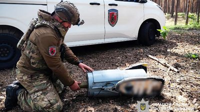 На Полтавщині знешкодили бойові частини дронів, які не вибухнули