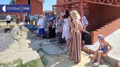 У Сумах освятили баню церкви Успіння Пресвятої Богородиці У Сумах освятили баню церкви Успіння Пресвятої Богородиці
