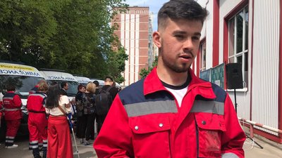 Віталій Гакало – наймолодший серед медиків-добровольців Віталій Гакало – наймолодший серед медиків-добровольців