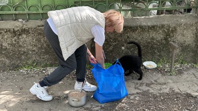 Катерина Литвинова, зооволонтерка, Херсон Катерина Литвинова, зооволонтерка, Херсон