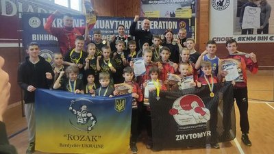 Боксери Житомирщини вибороли 27 медалей на чемпіонаті України з таїландського боксу Муей-Тай
