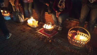 У Харкові розпочалося нічне великоднє богослужіння У Харкові розпочалося нічне великоднє богослужіння