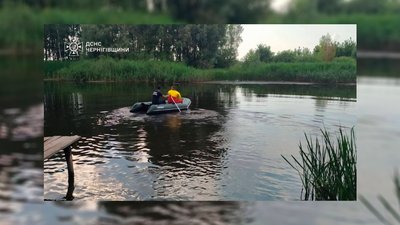 Рятувальники шукають потопельника на озері в Ніжинському районі 1 липня 2024 року