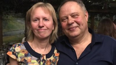 Галина Товкач з чоловіком Галина Товкач з чоловіком