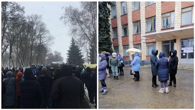 Жителі Білокуракиного та Марківки вийшли на мітинги проти окупації