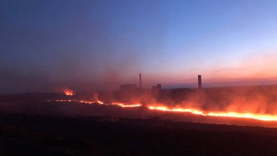 За вихідні на Львівщині згоріло понад 20 гектарів сухої трави За вихідні на Львівщині згоріло понад 20 гектарів сухої трави