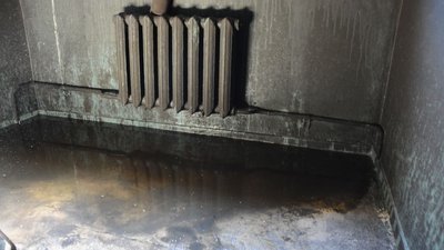 На Львівщині під час пожежі чоловік отримав опіки обличчя