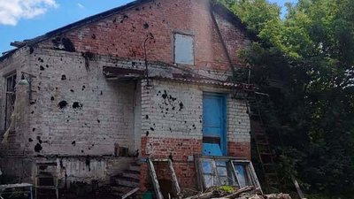Наслідки обстрілів Слов'янська 3 серпня
