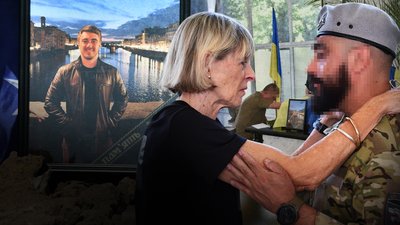 Семюель Майкл Педрацціні, Івано-Франківськ, прощання, боєць, австралієць
