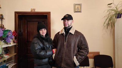 Віталій Марків вперше після звільнення повернувся у рідний Хоростків Віталій Марків вперше після звільнення повернувся у рідний Хоростків