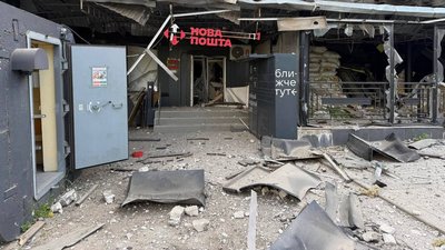 Удар по Краматорську 25 травня 2026 року: пошкоджене відділення Нової пошти №11