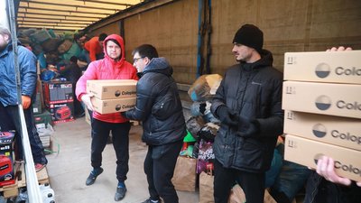До Запоріжжя надійшла гуманітарна допомога зі Львова До Запоріжжя надійшла гуманітарна допомога зі Львова