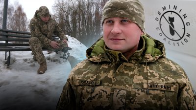 Військовий з Чернігівщини на протезі