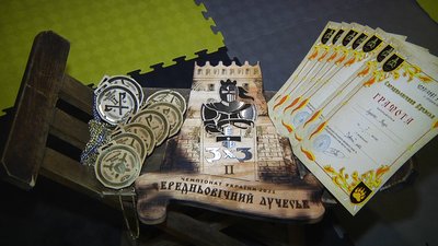 Нагороди у кожній номінації – житомиряни привезли з всеукраїнських лицарських змагань12 медалей