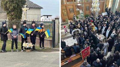 На Закарпатті попрощалися з полеглим захисником Василем Гунтиновичем На Закарпатті попрощалися з полеглим захисником Василем Гунтиновичем