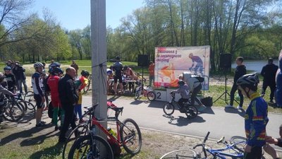 У Сумах відбулися перші в новому сезоні змагання з велоспорту