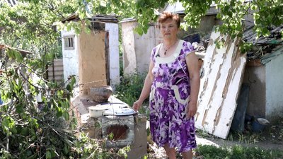 Жителька села Архангельське