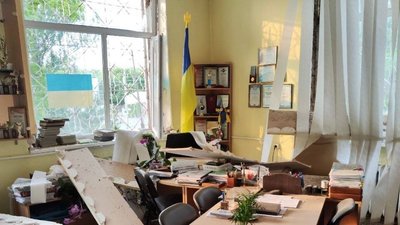 Через атаку по Дніпру пошкоджено школу № 6, яка пережила Другу світову війну