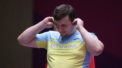 Український стрілець Павло Коростильов на Олімпіаді-2020 у Токіо.
