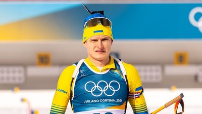 Віталій Мандзин, біатлоніст збірної України на Олімпійьких іграх-2026