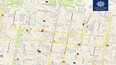 У вихідні в центрі Одеси обмежать рух транспорту У вихідні в центрі Одеси обмежать рух транспорту