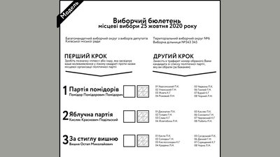 Версія 2.0. Питання та відповіді про новий виборчий бюлетень Версія 2.0. Питання та відповіді про новий виборчий бюлетень