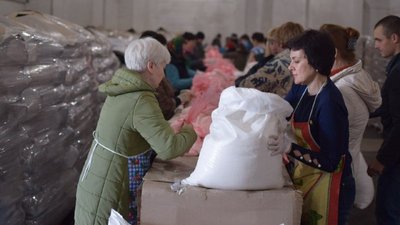 120 тонн продовольства відправили черкаські волонтери на Київщину та Чернігівщину