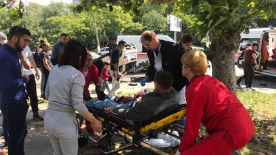 Внаслідок ДТП в Одесі ушпиталили двох людей Внаслідок ДТП в Одесі ушпиталили двох людей