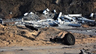 У вибухах на арсеналі в Балаклії, де загинули троє військових, підозрюють ексмайора ЗСУ