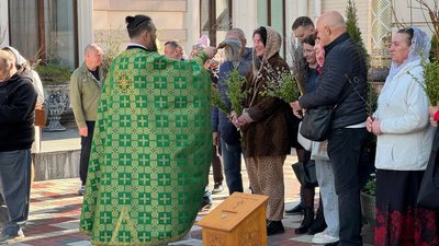 Вербна неділя, свято, храм