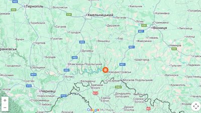 карта, землетрус