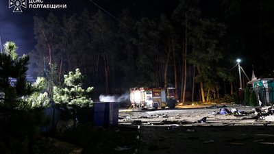 Російський БпЛА влучив у АЗС у Котелевській громаді на Полтавщині: які наслідки