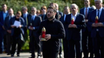 Володимир Зеленський взяв участь у церемонії до 85-х роковин трагедії Бабиного Яру
