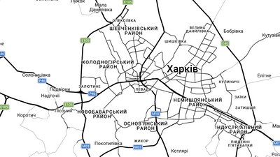 Мапа Харкова