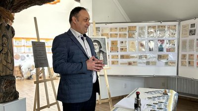 Ярослав Ярошевський, директор музею-майстерні в Теребовлі на Тернопільщині