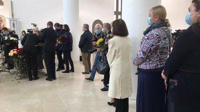 У Києві прощаються з композитором Мирославом Скориком У Києві прощаються з композитором Мирославом Скориком