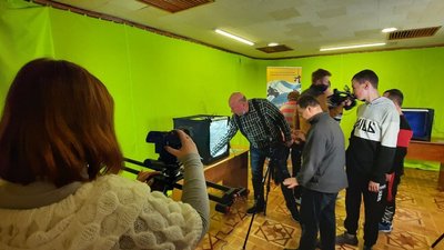 В інклюзивному просторі Херсона діти створюють мультфільми