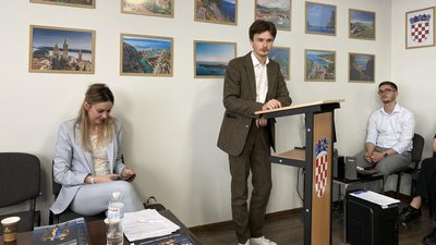 Під час презентації програми Українського ветеранського фонду Під час презентації програми Українського ветеранського фонду