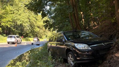 На Черкащині зіткнулися дві автівки та мотоцикл