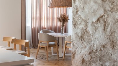 Проєкт квартири від Makhno Studio під назвою Mazanka Apartment