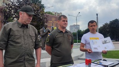 У Черкасах погасили марку "Служба безпеки України" У Черкасах погасили марку "Служба безпеки України"